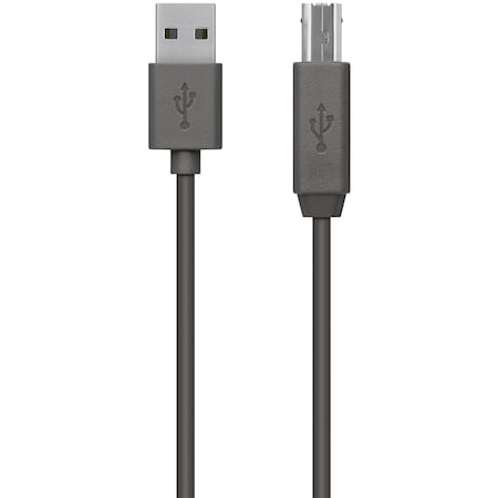 Belkin Cable, Usb, Dstp, Usba/Usbb, 4.8M, Device F3U154BT4.8M